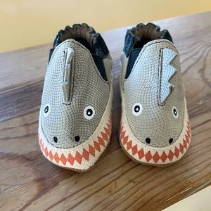 Robeez Infant Dino Dan Softsole Slippers - 0-6 Months